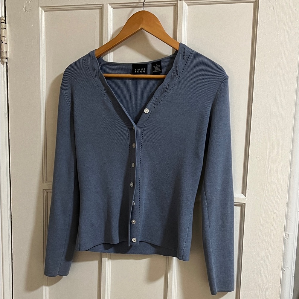 Light Blue Cardigan Sweater
